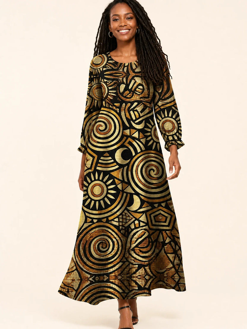Long Sleeve Maxi Dress