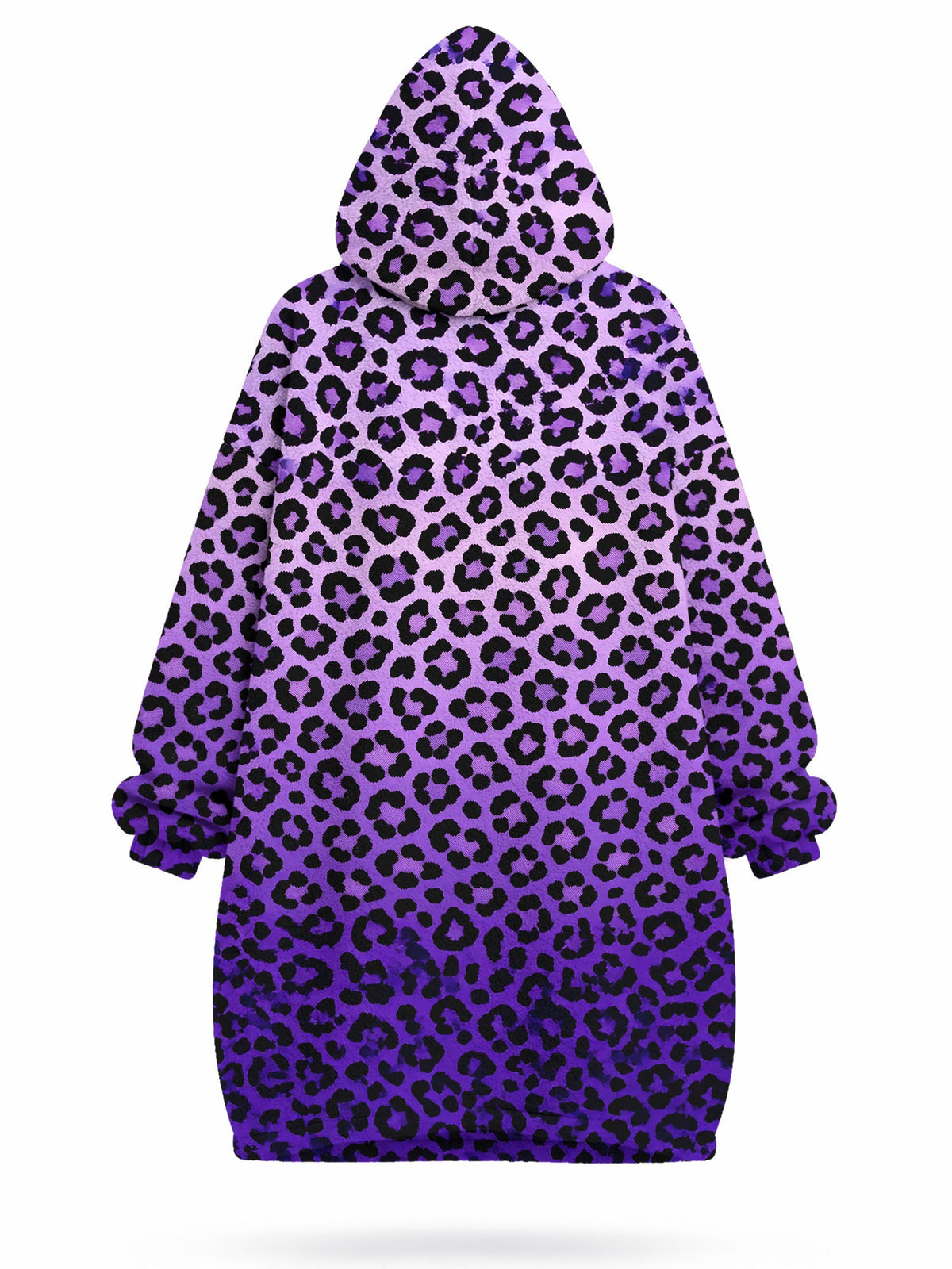 'Unstoppable' Amethyst Leopard Blanket Hoodie