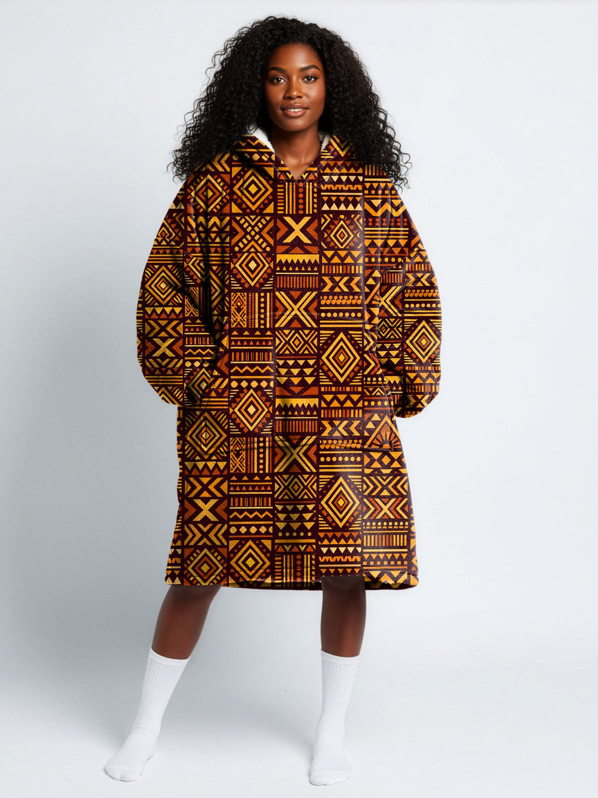 Mudcloth Blanket Hoodie