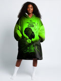 'Selah' Green Blanket Hoodie