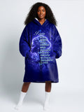 Black Woman Loved Blanket Hoodie