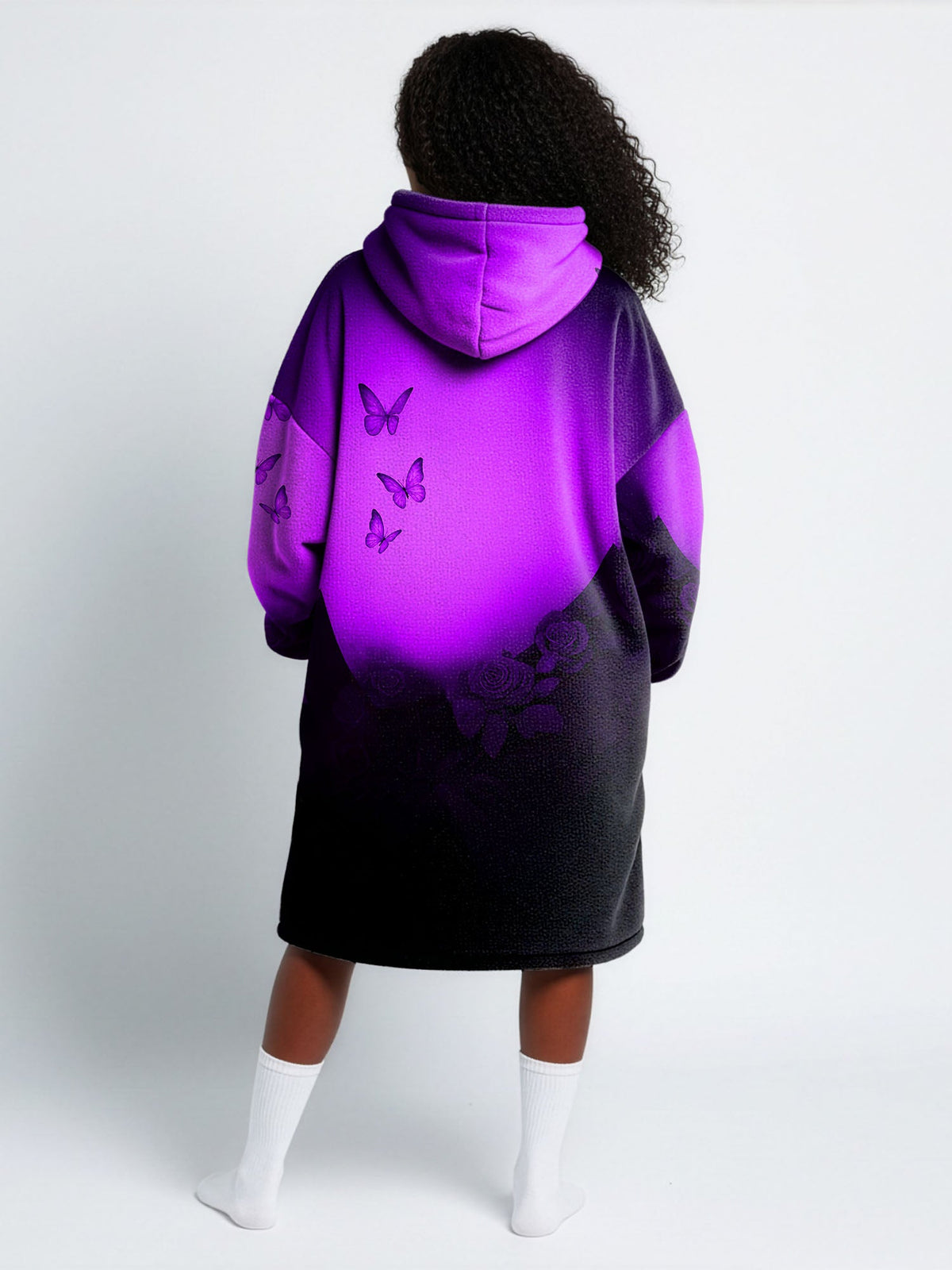 'Selah' Purple Blanket Hoodie