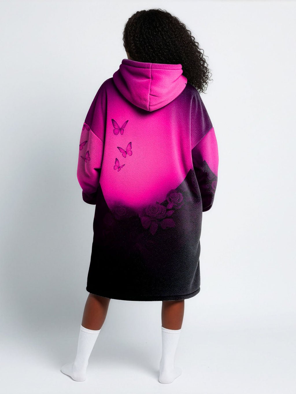 'Selah' Pink Blanket Hoodie