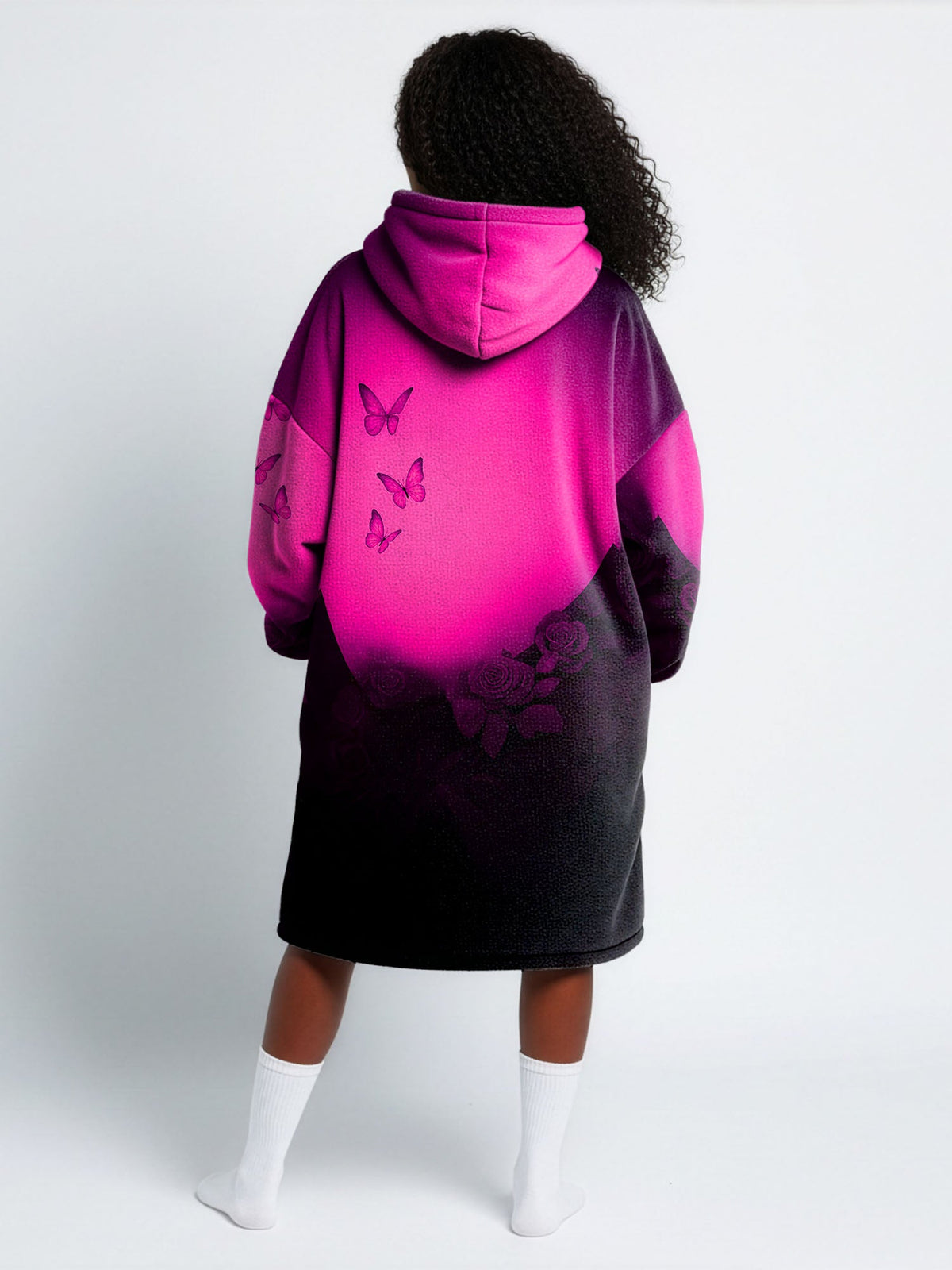 'Selah' Pink Blanket Hoodie