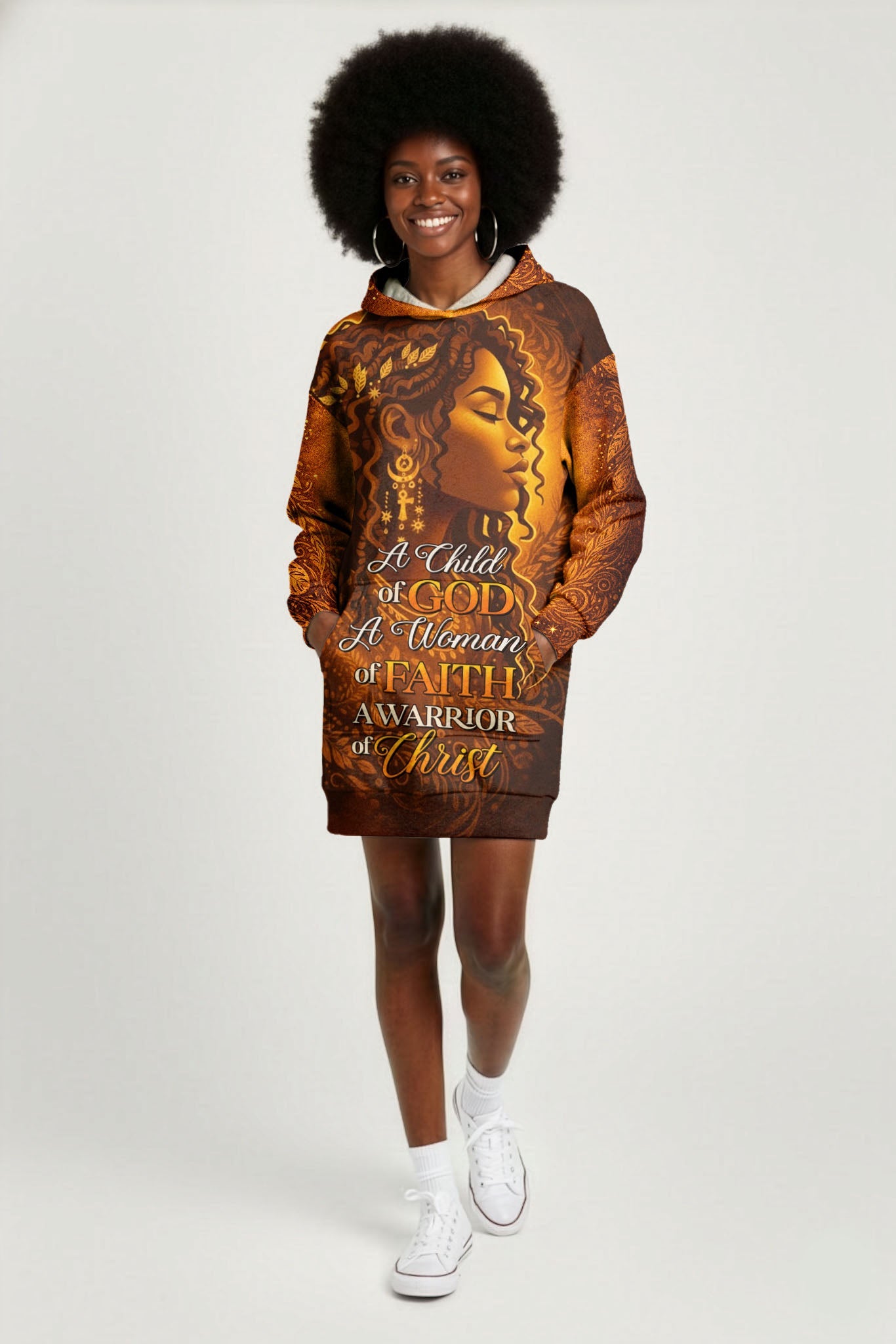 'Amara' Hoodie Dress