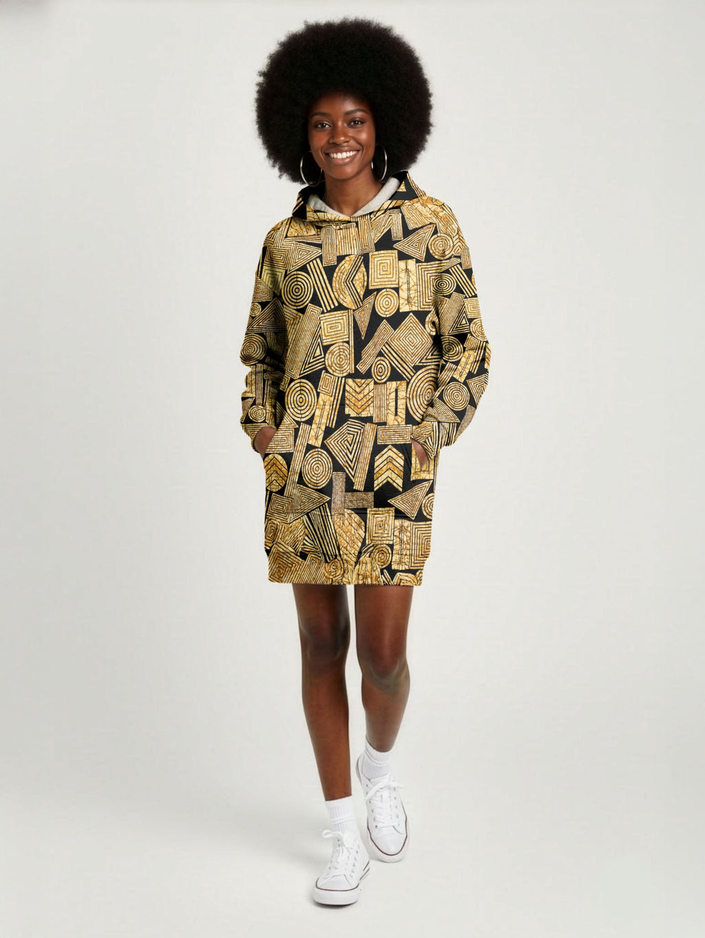 'Mansa' Hoodie Dress