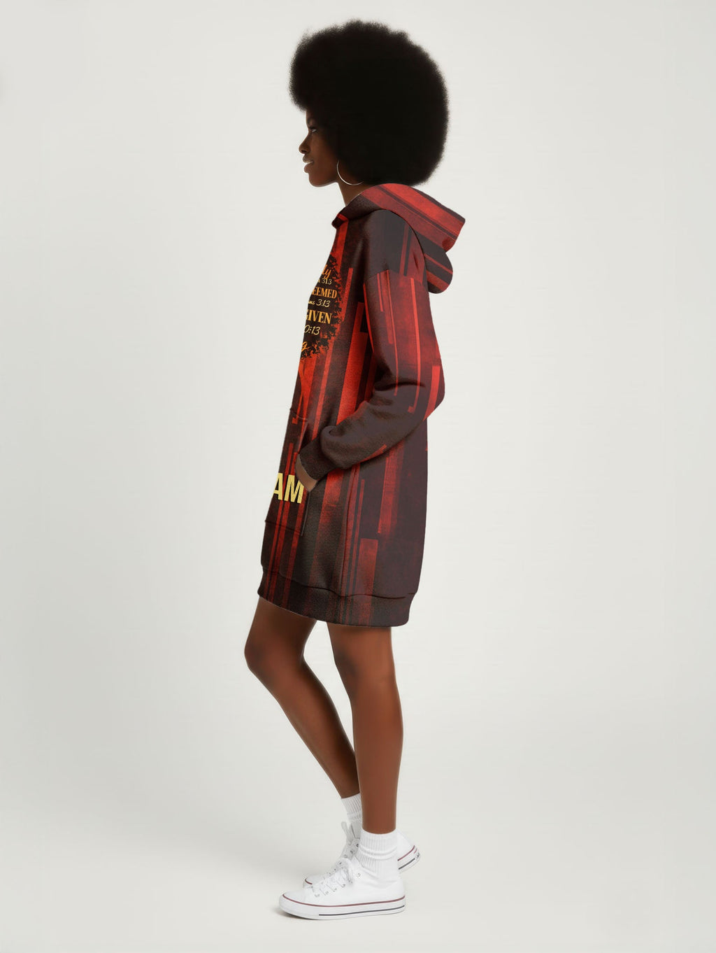 'Asante' Hoodie Dress