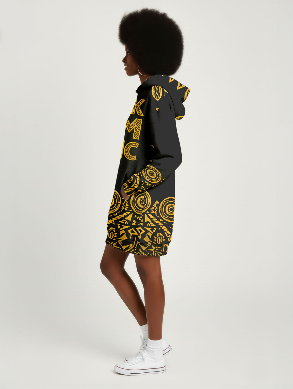 'Mamafo' Hoodie Dress