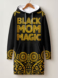 'Mamafo' Hoodie Dress