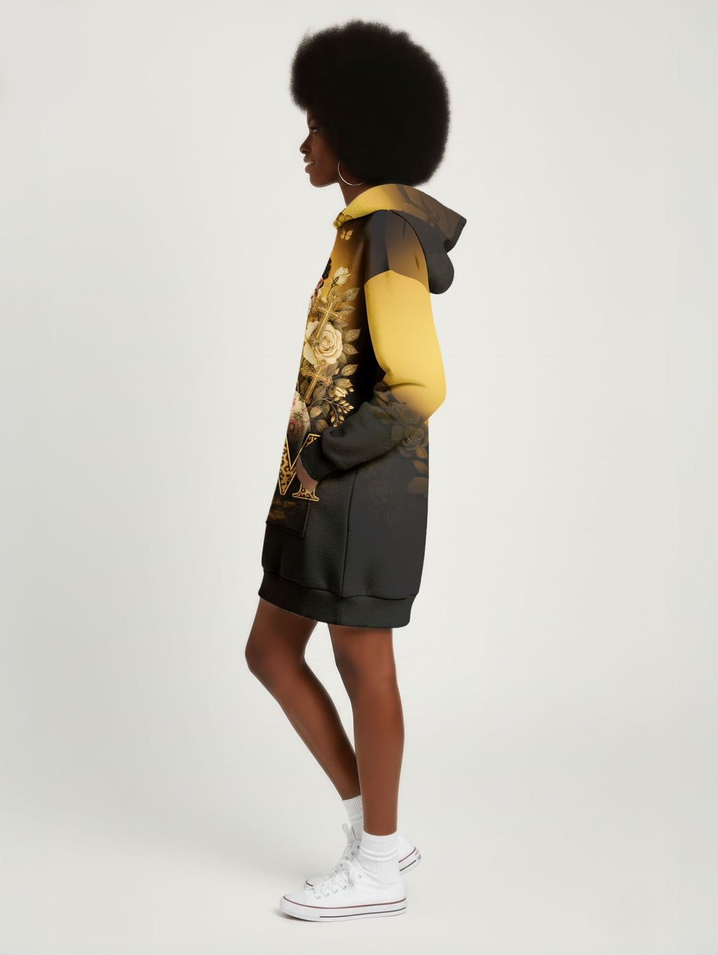 'Iyanu' Hoodie Dress