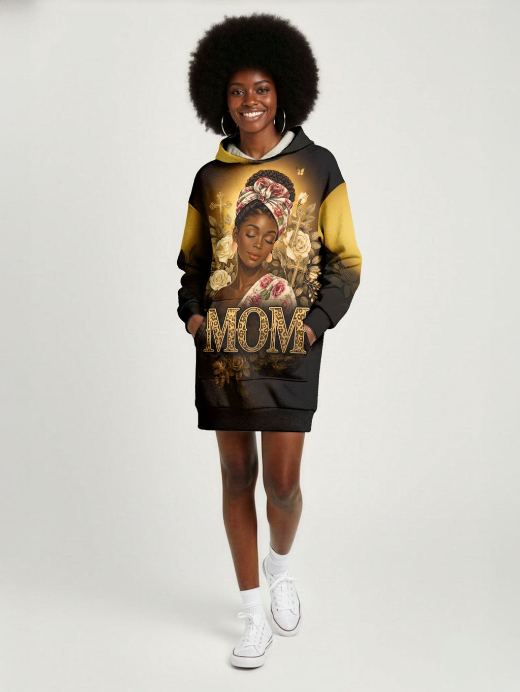 'Iyanu' Hoodie Dress