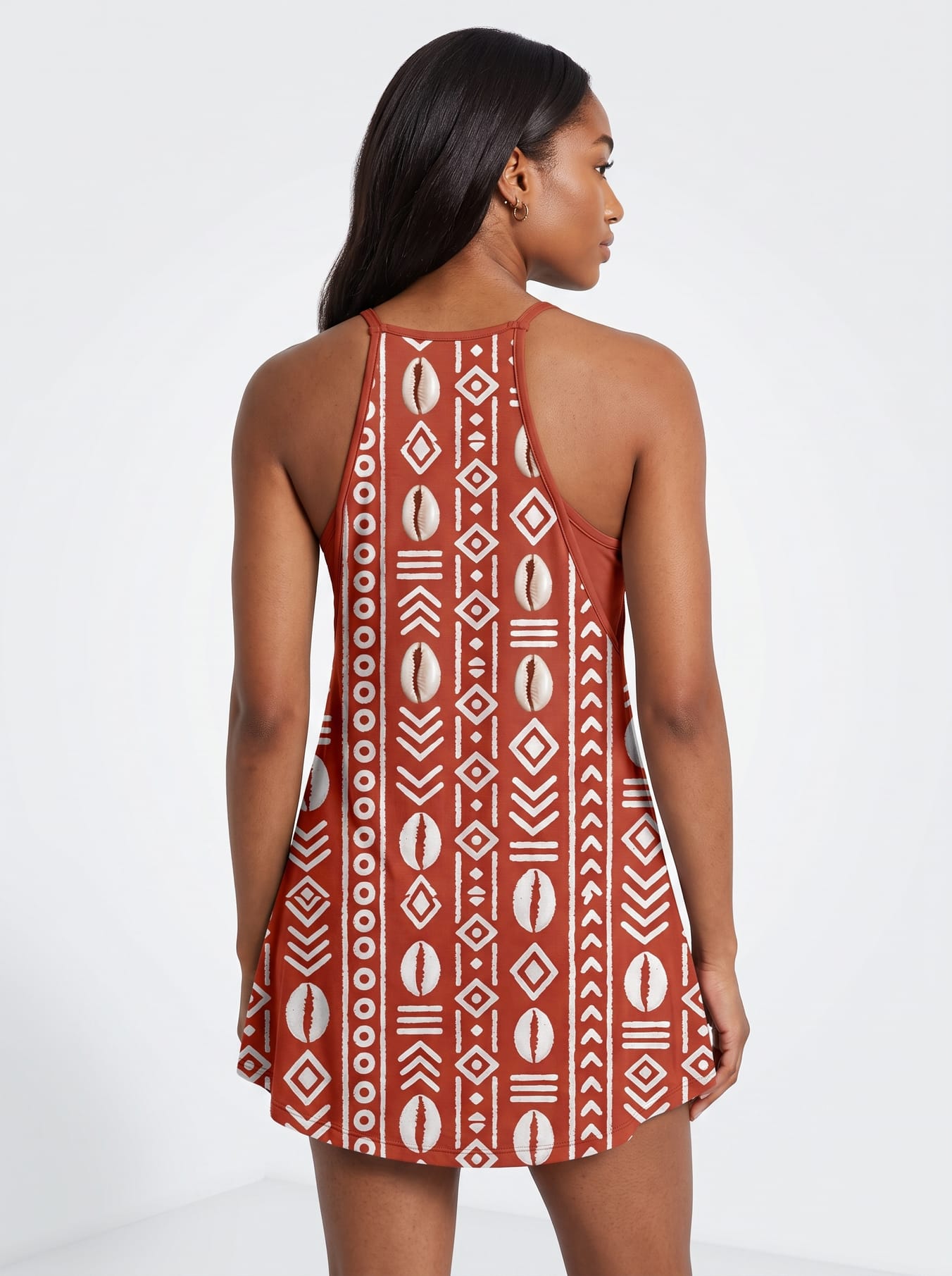 'Oshun Kijani' Built-in Mini Dress