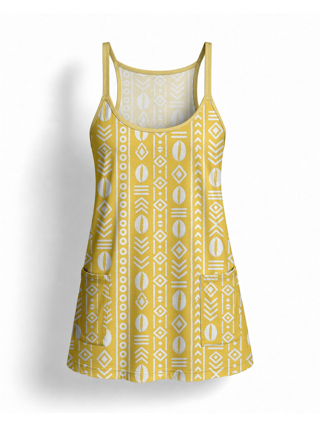 'Oshun Dhahabu' Built-in Mini Dress