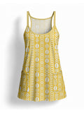 'Oshun Dhahabu' Built-in Mini Dress