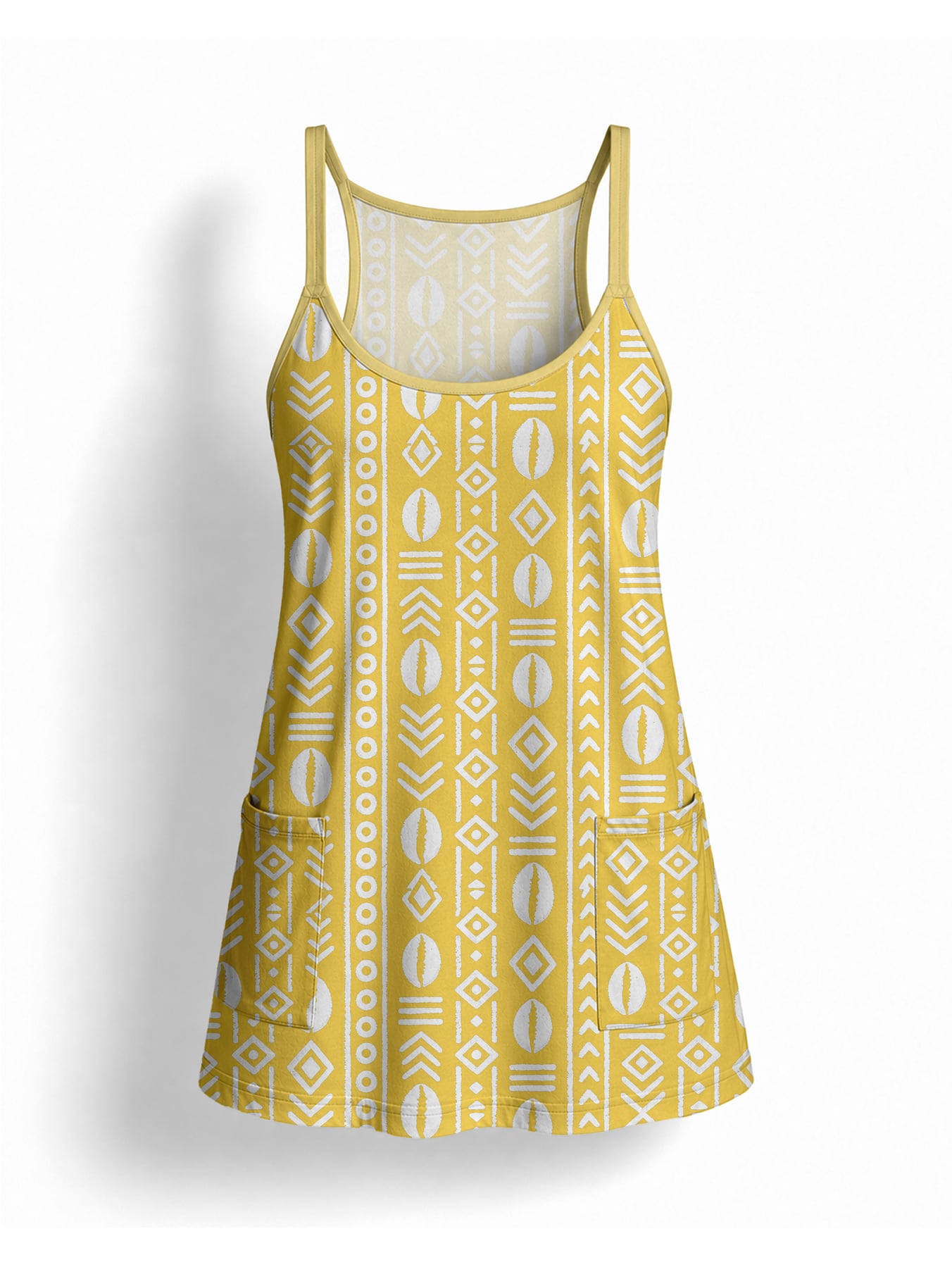 'Oshun Dhahabu' Built-in Mini Dress