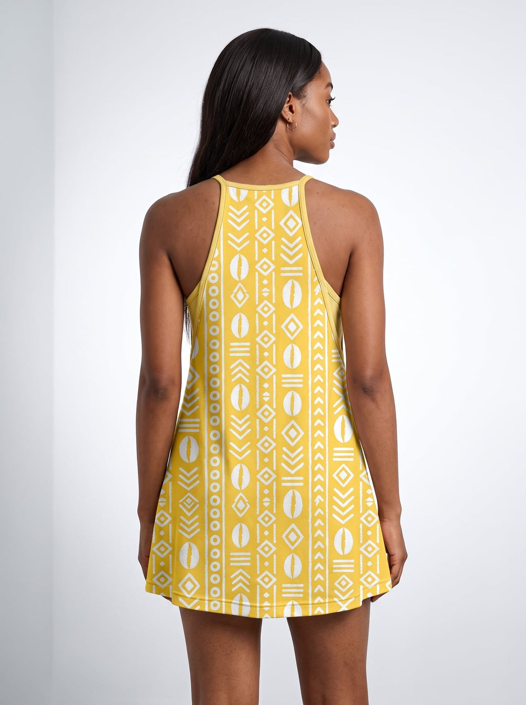 'Oshun Dhahabu' Built-in Mini Dress