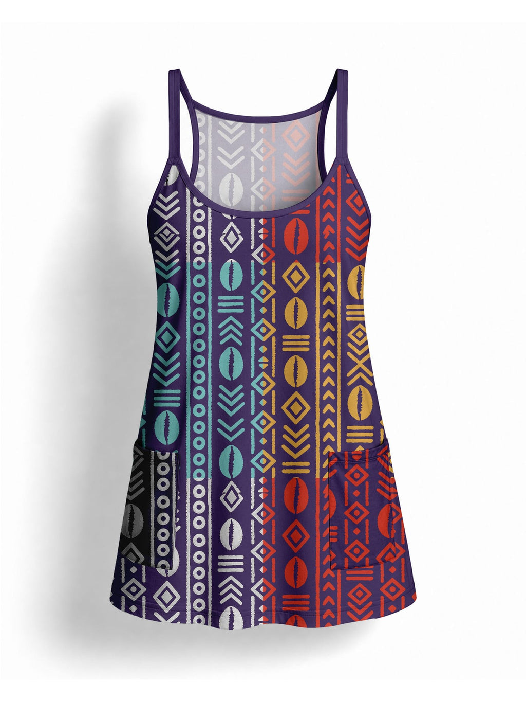 'Oshun Zamani' Built-in Mini Dress