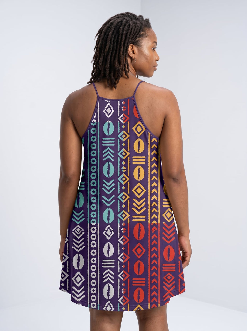 'Oshun Zamani' Built-in Mini Dress
