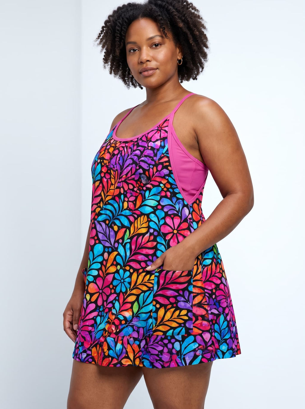 'Rangi' Built-in Mini Dress
