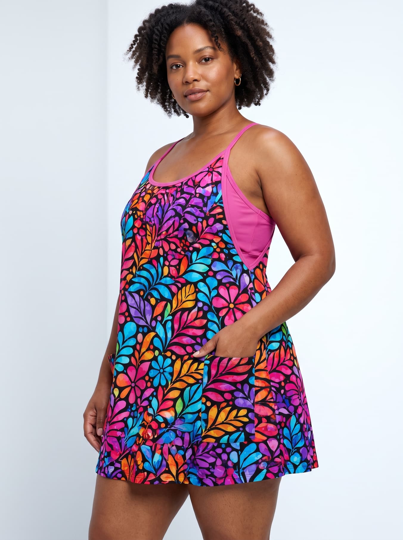 'Rangi' Built-in Mini Dress