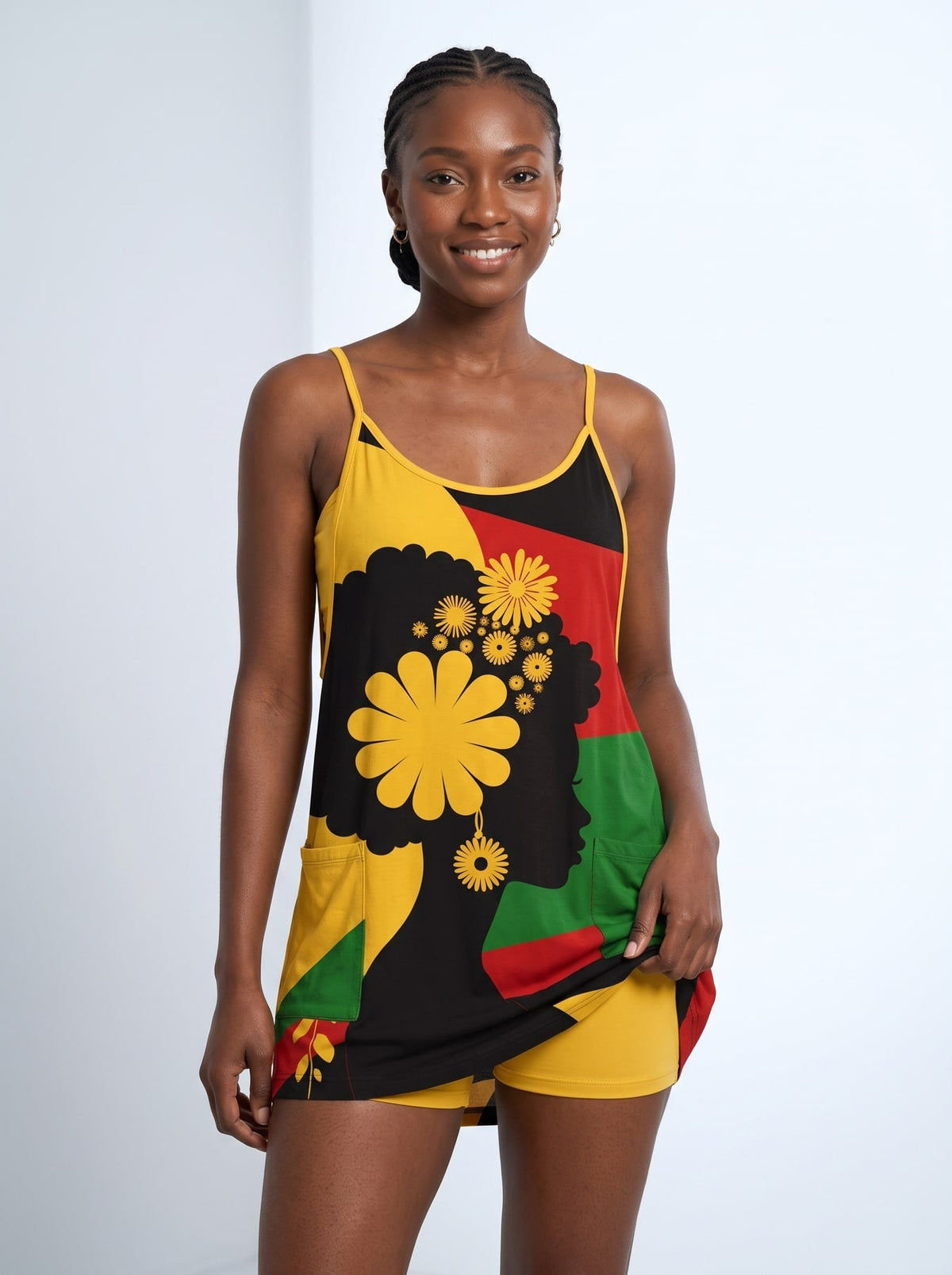 'Furaha' Built-in Mini Dress