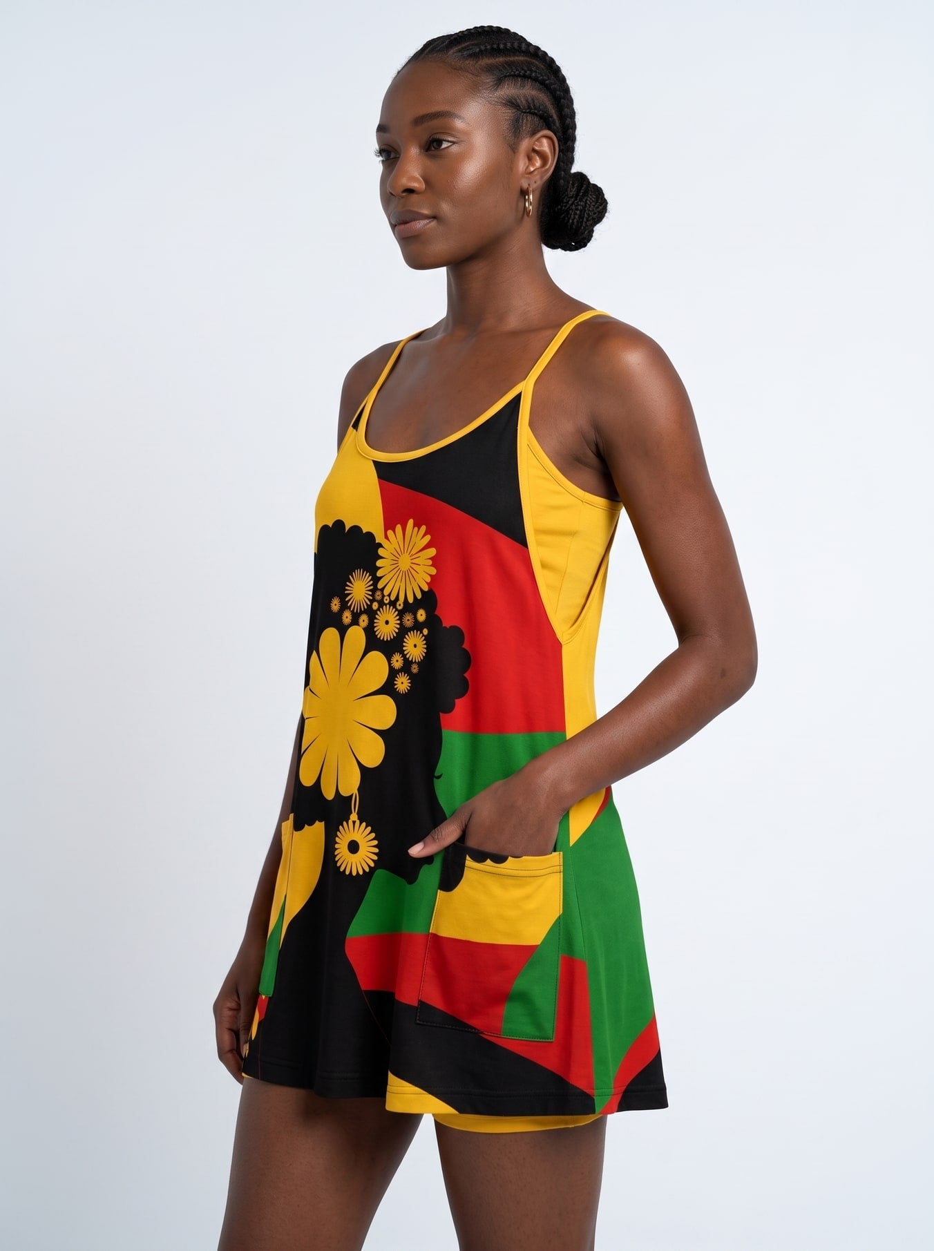 'Furaha' Built-in Mini Dress