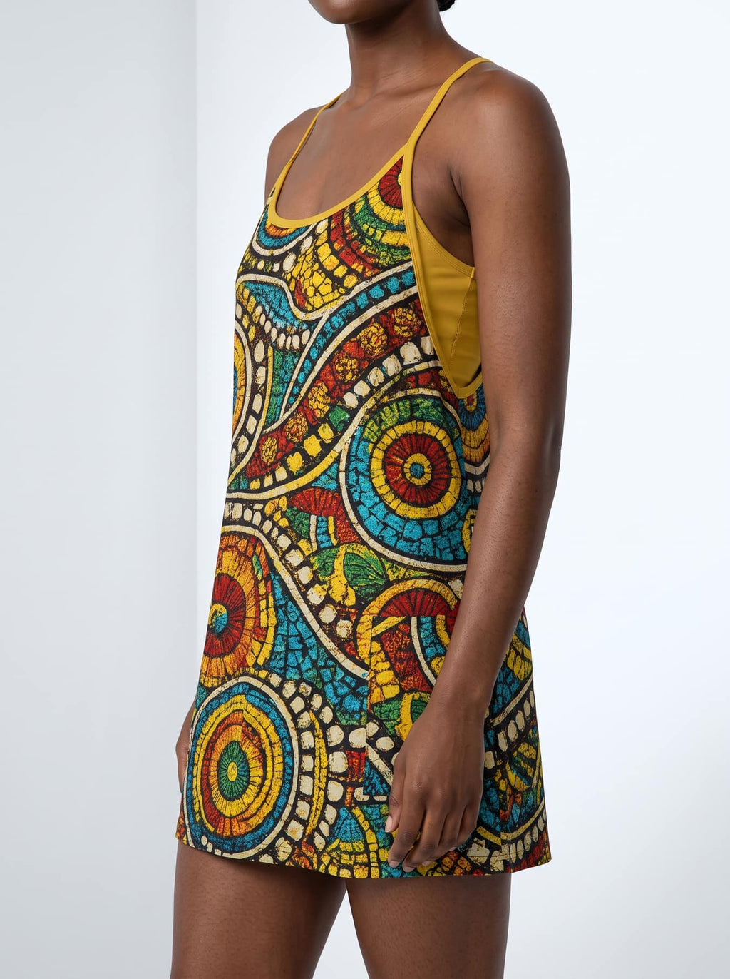 'Taji' Built-in Mini Dress