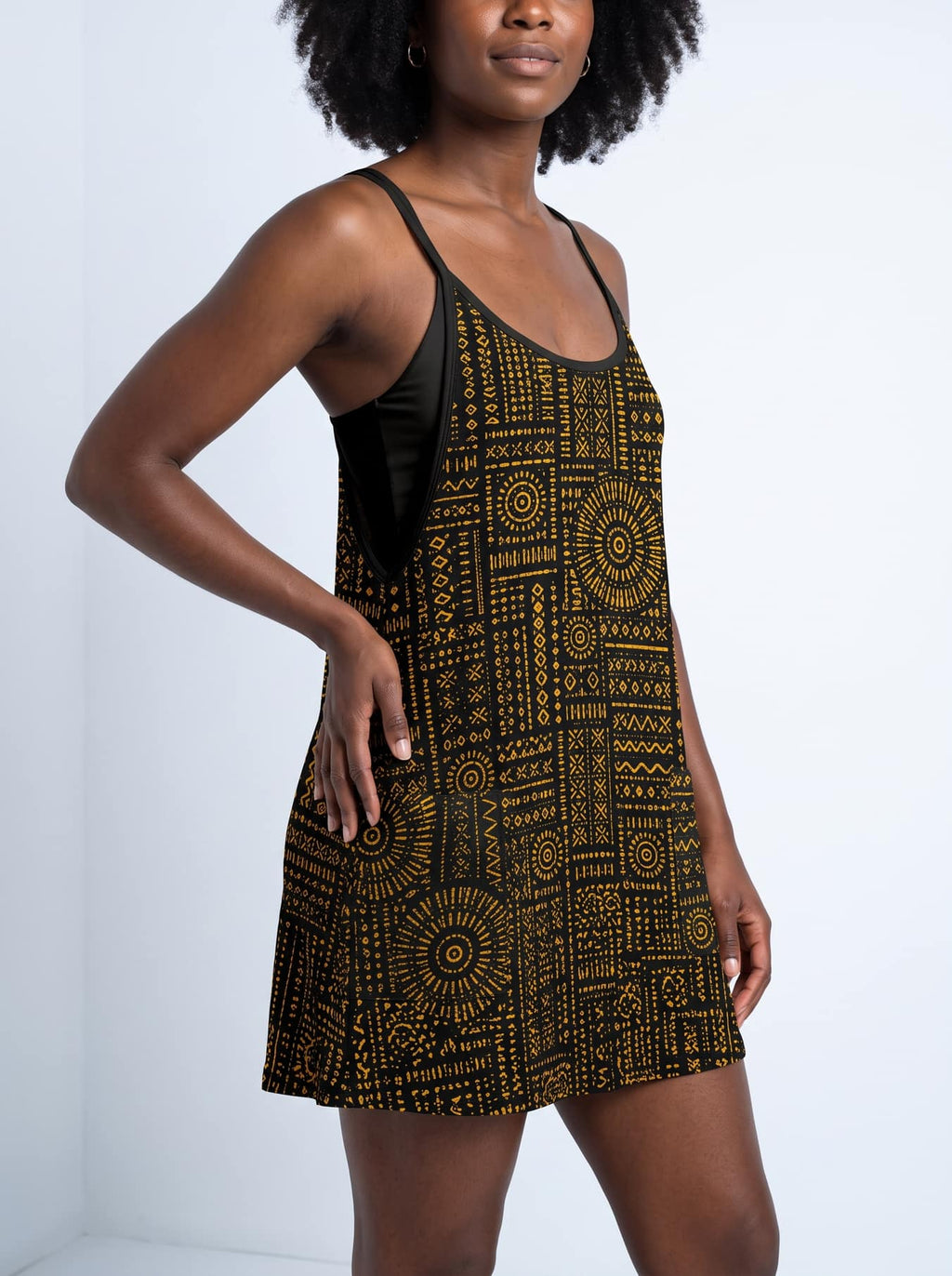 'Lamu' Built-in Mini Dress