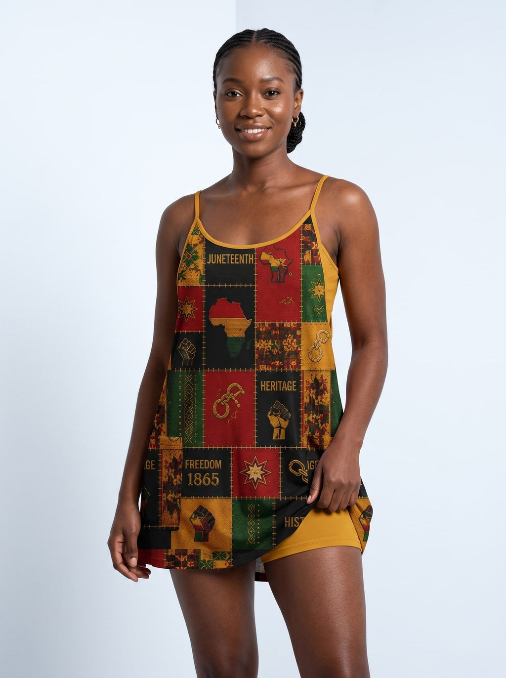 'Kumbuka' Built-in Mini Dress