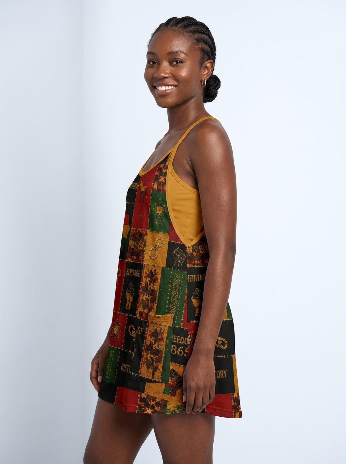 'Kumbuka' Built-in Mini Dress