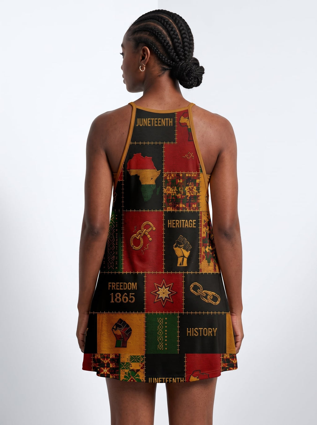 'Kumbuka' Built-in Mini Dress