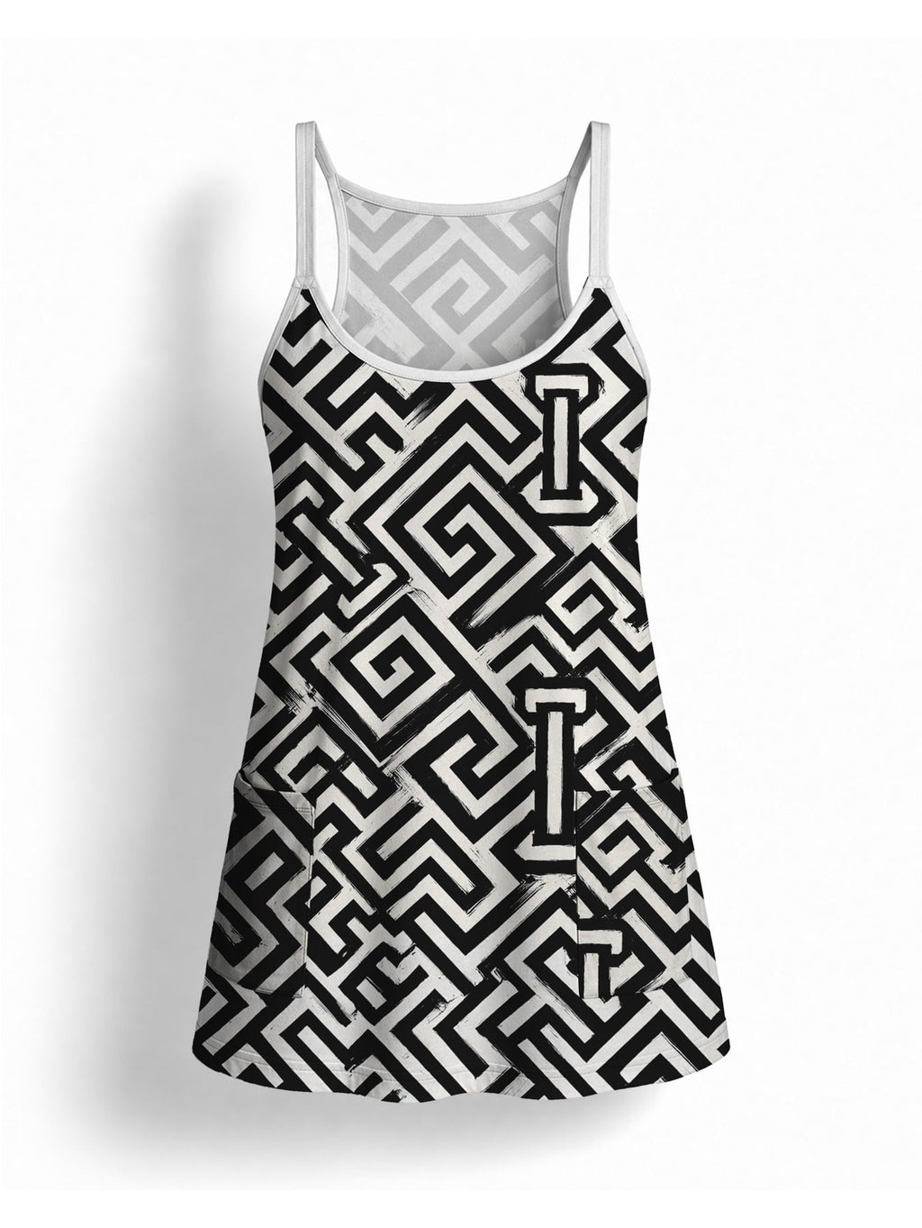 'Zamu' Built-in Mini Dress