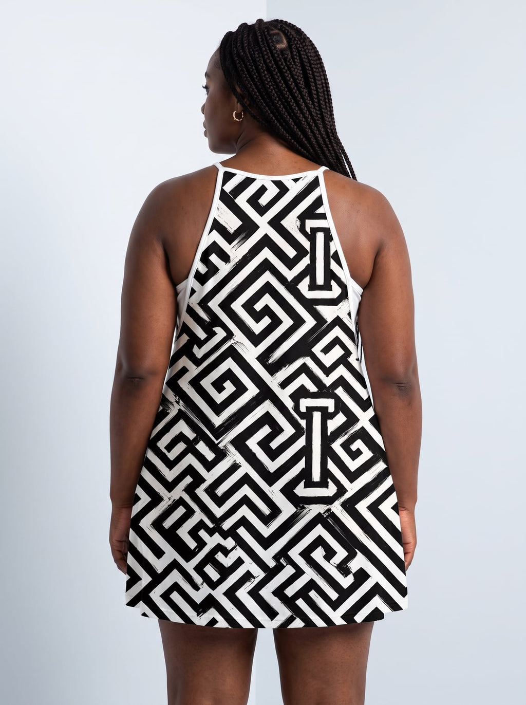 'Zamu' Built-in Mini Dress