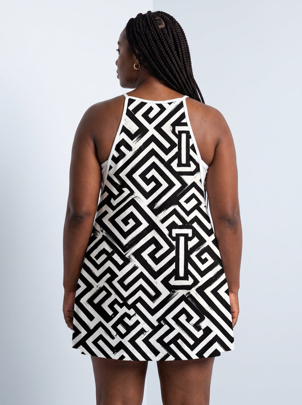 'Zamu' Built-in Mini Dress