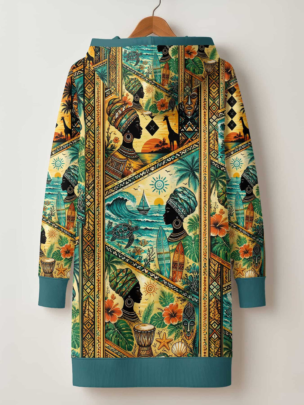 'Safari' Hoodie Dress
