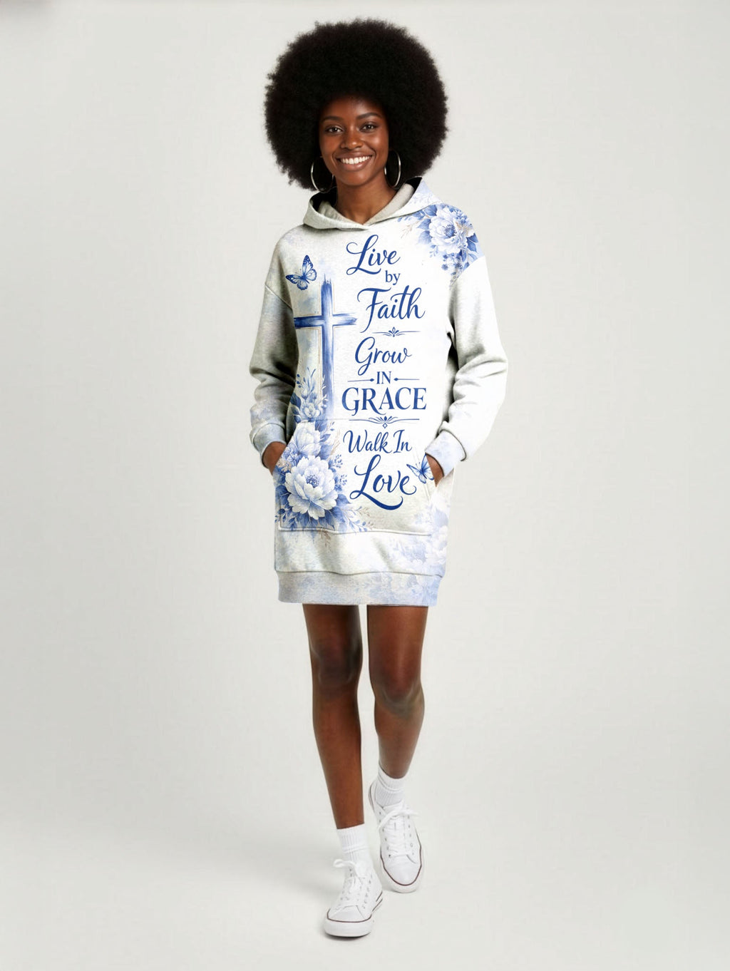 'Neema' Hoodie Dress