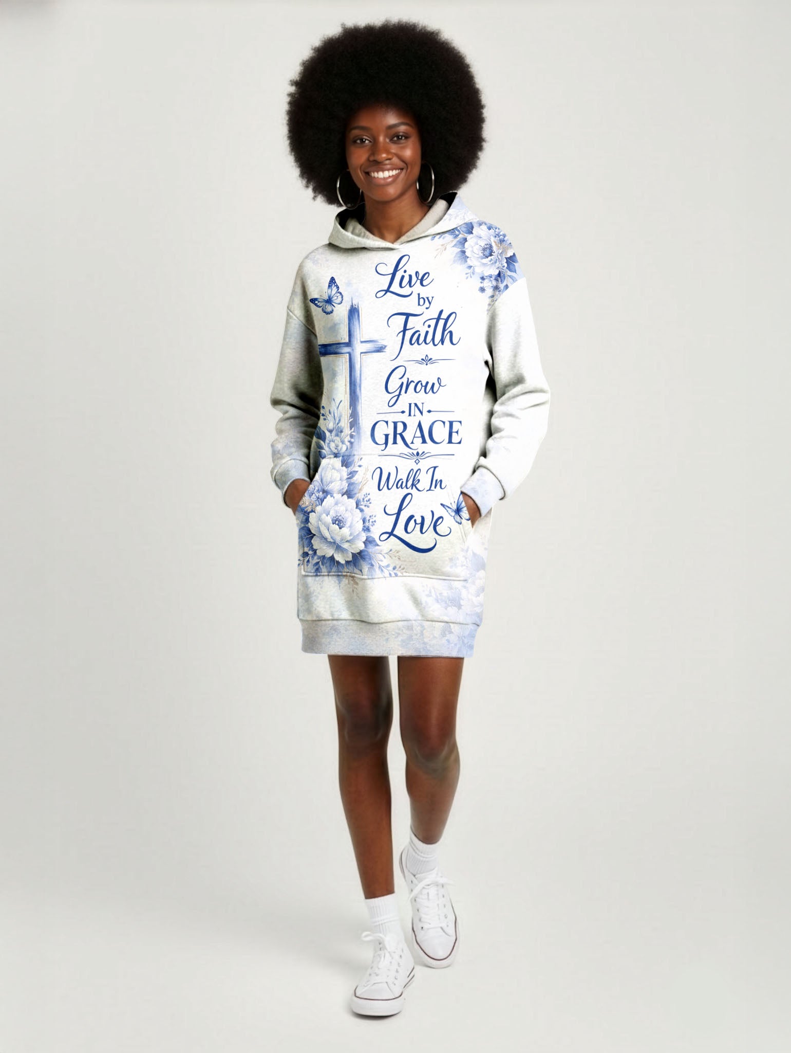 'Neema' Hoodie Dress