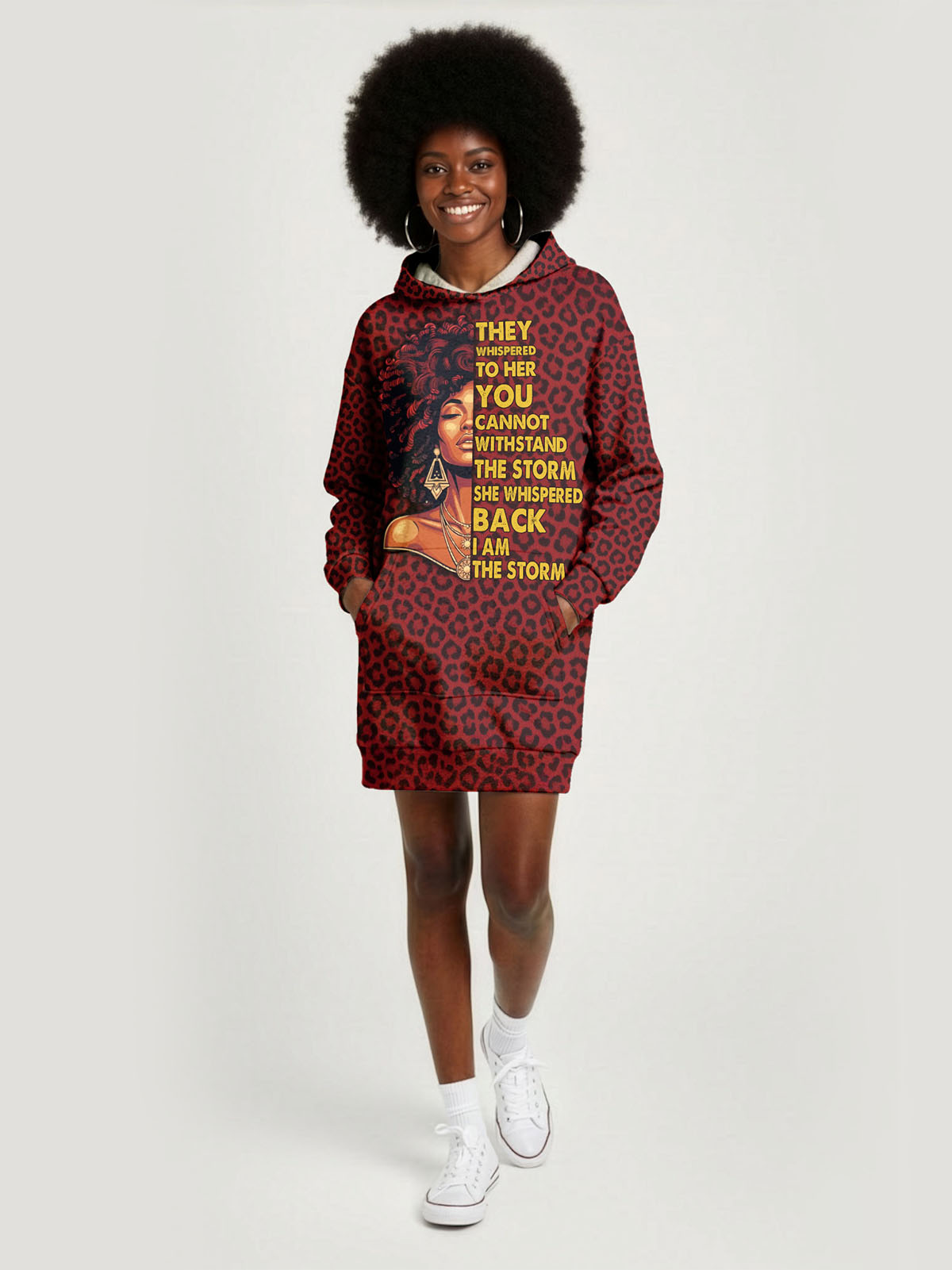 'Unstoppable' Hoodie Dress