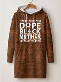 Dope Black Mom Hoodie Dress