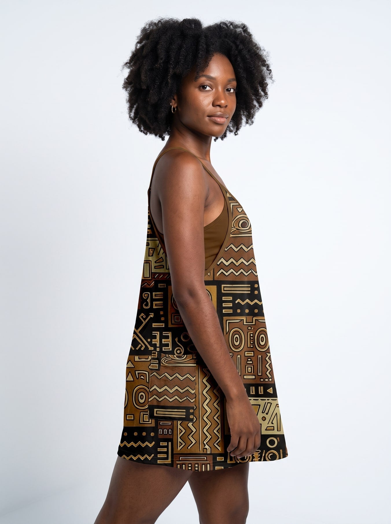 'Sankofa' Built-in Mini Dress