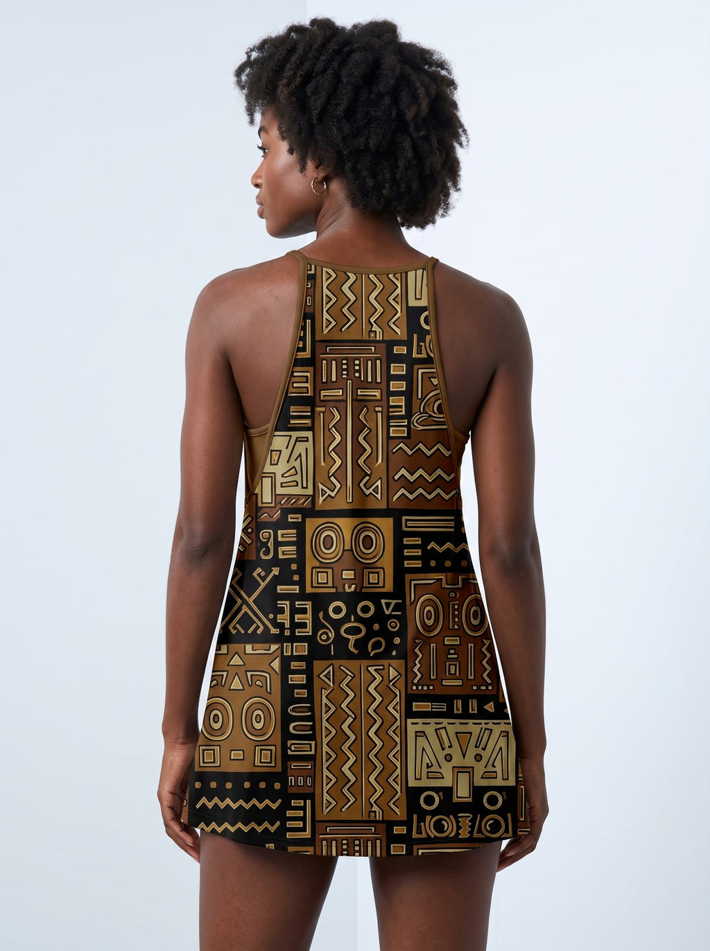 'Sankofa' Built-in Mini Dress