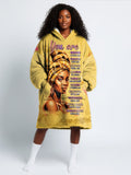 Yellow Orchid Blanket Hoodie