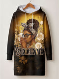 'Imani' Amber Hoodie Dress