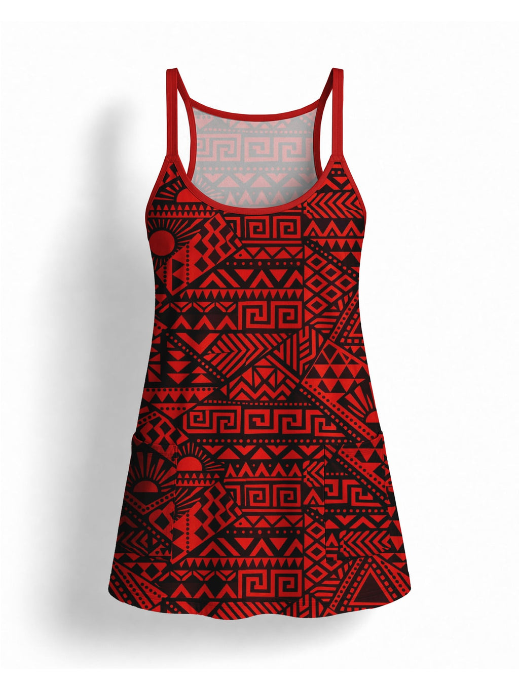 'Shaka' Built-in Mini Dress