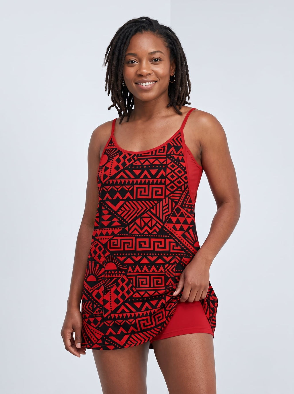 'Shaka' Built-in Mini Dress