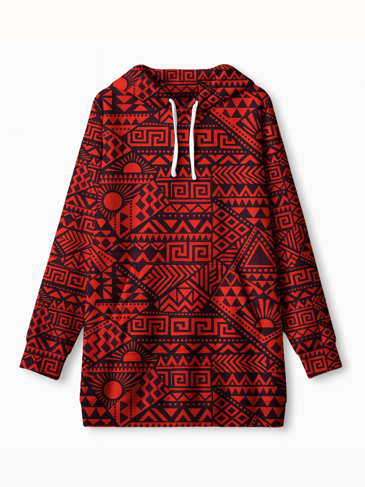 'Shaka' Burgundy Blanket Hoodie
