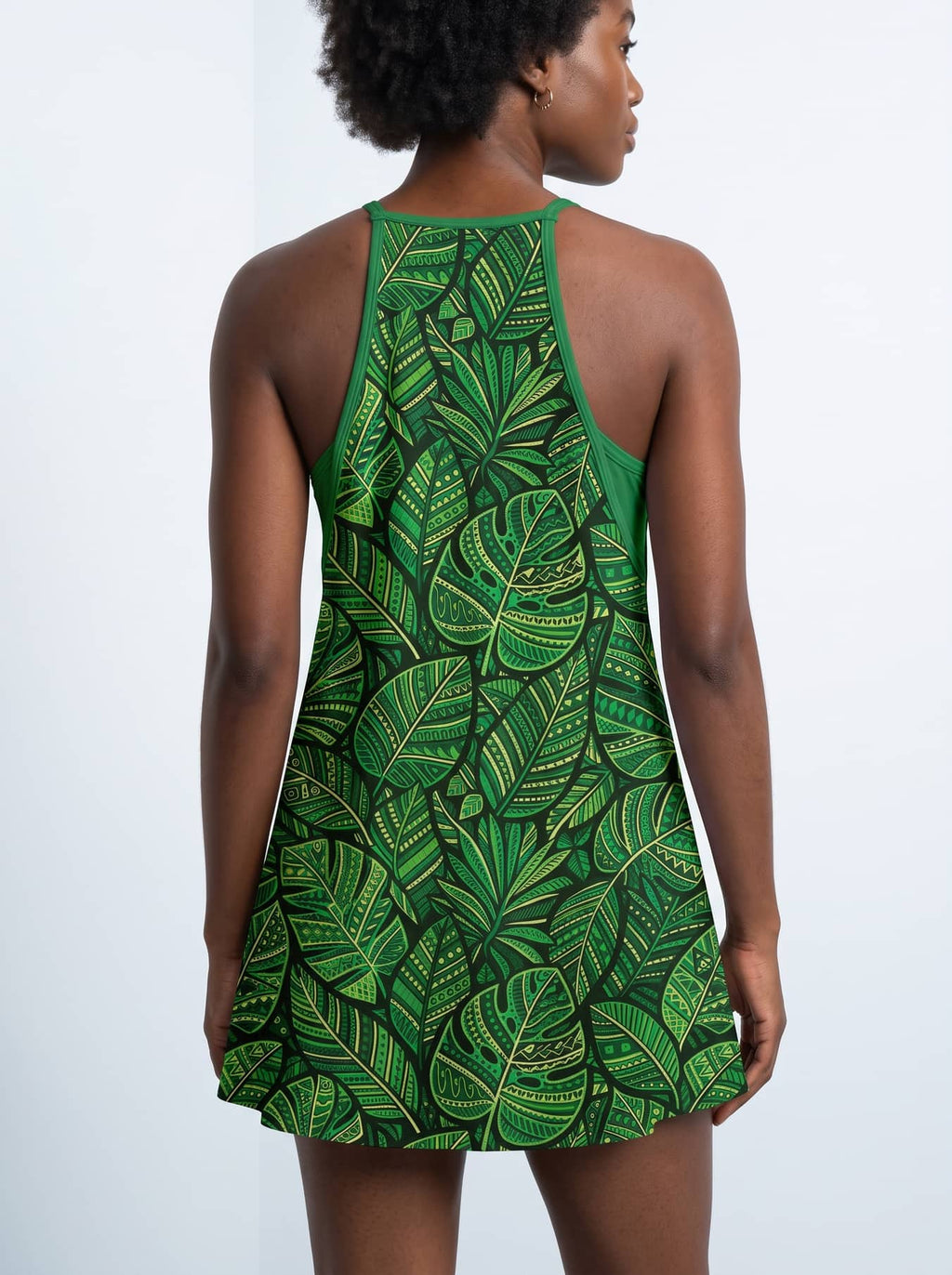 'Asili' Built-in Mini Dress