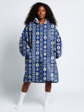 'Oshun' Royal Blue Blanket Hoodie