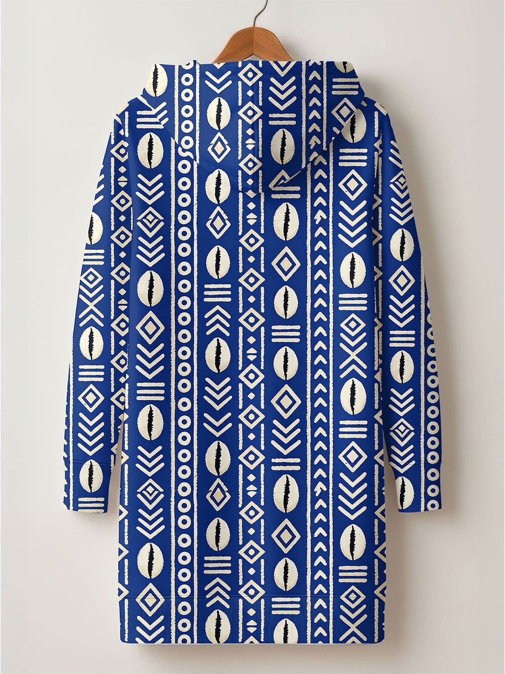 'Oshun' Royal Blue Hoodie Dress