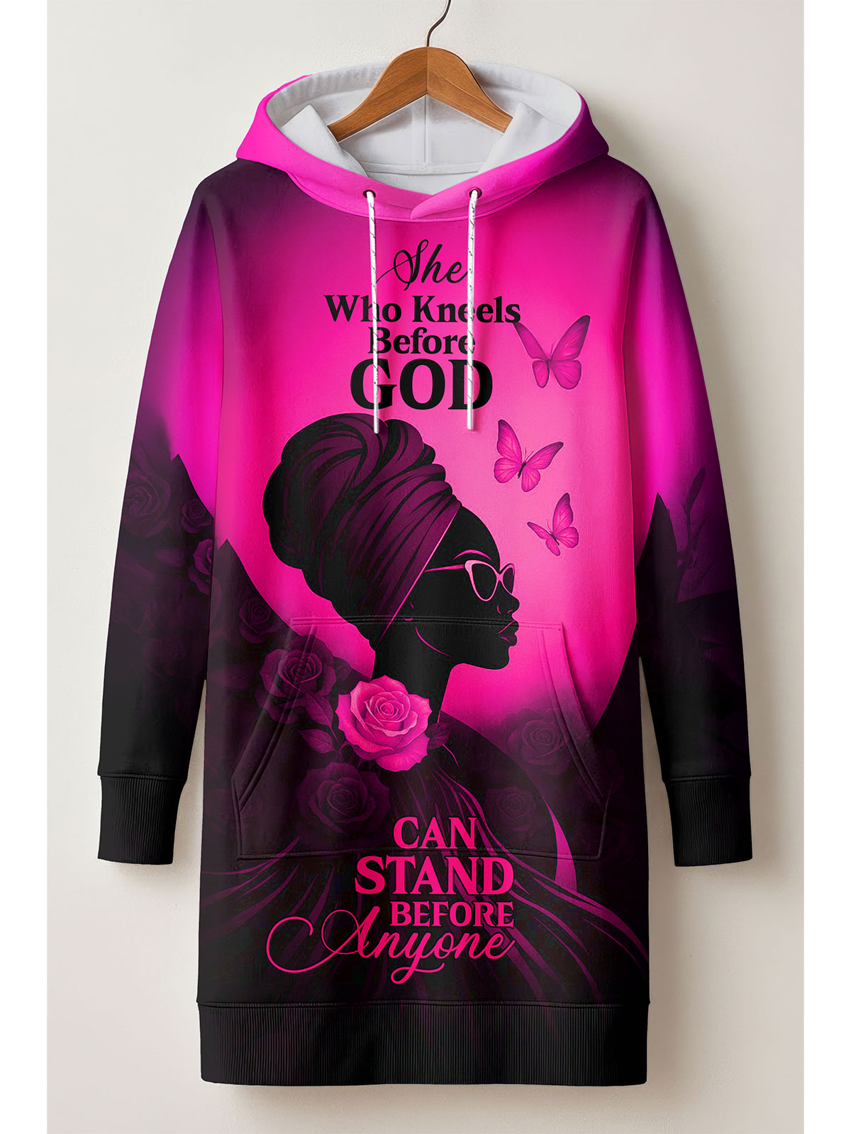 'Selah' Pink Hoodie Dress